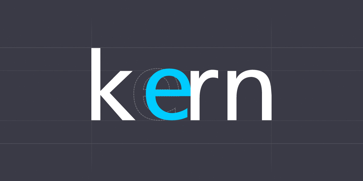 Kerning Graphic Design Test